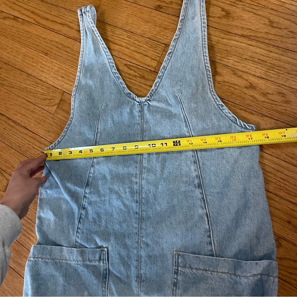 Free people we the free high roller shortall overalls color “bright eyes” xsmall - Picture 8 of 12
